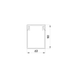s13033010 Короб перфорований 60х50мм, 2м, сірий, e.trunking.perf.stand.60.50, E.Next (ціна за 1м)