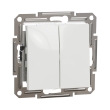 EPH0670121 Вимикач 2кл. прохідний, білий, ASFORA, Schneider Electric