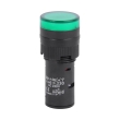 s009013 Арматура світлосигнальна e.ad16.230.green Д16мм 230В АС зелена Enext