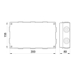 p016012 Коробка розподільча зовнішня 200х200х80мм, біла, e.db.pro.200.200.80, E.Next