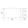 p016005 Коробка розподільча зовнішня 200х100х70мм, біла, e.db.pro.200.100.70, E.Next