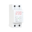 Реле контролю напруги 1ф, 63А, D2-63 red, з термозахистом, ZUBR