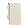 NU310644 Кнопка 1кл., 1 модуль, бежева, New Unica, Schneider Electric