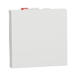NU320618 Кнопка 1кл., 2 модулі, біла, New Unica, Schneider Electric