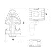 078 Затискач проколюючий для СІП 16-95/16-50, tarel.zpi.078, E.Next