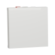 NU320318 Вимикач 1кл. прохідний, 2 модулі, білий, New Unica, Schneider Electric