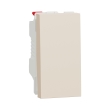 NU310144 Вимикач 1кл., 1 модуль, бежевий, New Unica, Schneider Electric