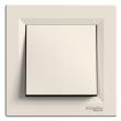 EPH0400123 Вимикач 1кл. прохідний, кремовий, з рамкою, ASFORA, Schneider Electric