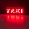 Неонова вивіска "TAXI", таксі, червона, 300х130мм