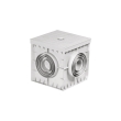 Колодязь кабельний 200х200х200 мм, IP54, з сірою кришкою GET-SAN