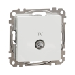 SDD111471 Розетка TV кінцева 4 дБ, біла, Sedna Design, Schneider Electric
