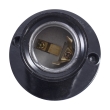 s9100018 Патрон Е27, бакелітовий, чорний, зміщений, e.lamp socket wall skew.E27.bk.black, E.Next