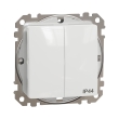 SDD211105 Вимикач 2кл., IP44, білий, Sedna Design, Schneider Electric