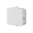 0242-00 Розподільча коробка зовнішня 90х90х50мм, IP55, біла, Fast-Box, Elektro-Plast