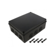 S-BOX 506C Розподільча коробка зовнішня 240х190х90мм, IP55, чорна, Pawbol