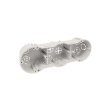 KP 64/3_KA Коробка установча потрійна 213х70х45мм в повнотілі стіни, світло-сіра, KOPOS