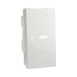 NU310618 Кнопка 1кл., 1 модуль, біла, New Unica, Schneider Electric