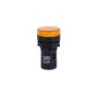 s009029 Арматура світлосигнальна e.ad22.12.yellow Д22мм 12В АС/DC жовта Enext