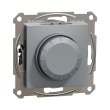 EPH6800162 Світлорегулятор (димер) поворотний LED, 3-370Вт, сталь, ASFORA, Schneider Electric