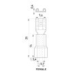 s4041009 Наконечник ізольований 4-6 мм², жовтий, e.terminal.stand.fdd5.5.250, E.Next (100шт.)