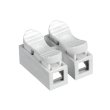 Клемна колодка 2х1,5 мм² натискна, WIRE SPRING-2/1.5, HOROZ