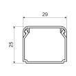 LHD 30X25_HD Короб пластиковий 30х25мм, 2м, білий, Kopos (ціна за 1м)