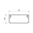 LHD 40X20_HD Короб пластиковий 40х20мм, 2м, білий, Kopos (ціна за 1м)