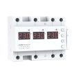 Реле контролю напруги 3ф, 63А, D6-63 red, з термозахистом, ZUBR
