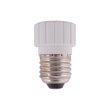 s9100041 Патрон-перехідник з Е27 на GU10, пластиковий, білий, e.lamp adapter.Е27/GU10.white, E.Next