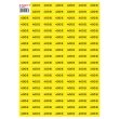 s053318 Самоклеюча наліпка "400В" e.sticker.voltage.400.1 (40х20мм) 102 шт/аркуш Enext