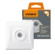 Розетка ТВ, біла, VF-BNSK1TVME-W, BINERA, VIDEX