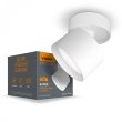 VL-SPF18B-W Світильник точковий накладний поворотний VIDEX, GX53, SPF18B, круг, білий