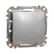 SDD113111 Кнопка 1кл., алюміній, Sedna Design, Schneider Electric