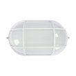 l002029 Світильник e.light.1403.1.100.27.white 100W, овал, білий з решіткою ENEXT