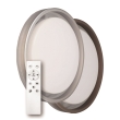 Світильник LED smart 60W, 30K-60K, круг з пультом коричневий HELIX Violux
