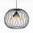 Підвісний світильник 3xE27 чорний Dome P460 Black Atmolight