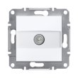 EPH3270121 Розетка TV кінцева 1 дБ, біла, ASFORA, Schneider Electric