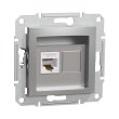 EPH4300161 Розетка комп'ютерна RJ45, Cat.5E, алюміній, ASFORA, Schneider Electric