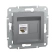 EPH4300162 Розетка комп'ютерна RJ45, Cat.5E, сталь, ASFORA, Schneider Electric