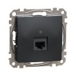 SDD114451 Розетка комп'ютерна RJ45, Cat.5E, чорна, Sedna Design, Schneider Electric