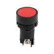 p0810129 Кнопка пластикова з фіксацією e.mb.eh145 червона 1NO+1NC Enext