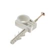 Обойма для труб і кабелю 20-22 мм, з шурупом, 8х36 мм Wave (50шт/уп)