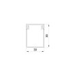 s13033006 Короб перфорований 30х30мм, 2м, сірий, e.trunking.perf.stand.30.30, E.Next (ціна за 1м)