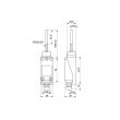 s0070011 Вимикач кінцевий e.limitswitch.07 важіль-ексцентрик з пластиковим кінцем, E.Next
