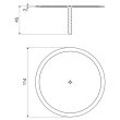 KO 97 V_HB Кришка до коробки КО 97/5, кругла, KOPOS