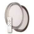 Світильник LED smart 60W, 30K-60K, круг з пультом срібний HELIX Violux