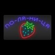 Неонова вивіска "Па-ля-ни-ця", кольорова, 800х415мм