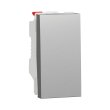 NU310630 Кнопка 1кл., 1 модуль, алюміній, New Unica, Schneider Electric