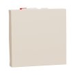 NU320644 Кнопка 1кл., 2 модулі, бежева, New Unica, Schneider Electric