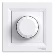 EPH6400121 Світлорегулятор (димер) 600Вт, білий, з рамкою, ASFORA, Schneider Electric